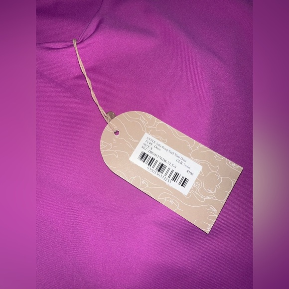 Pink Meshki Midi Dress - Picture 3 of 3